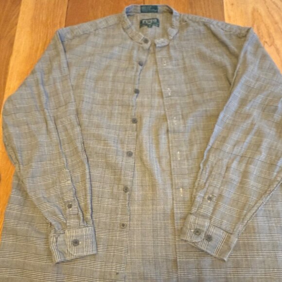 T T & Co Man's Grey Gingham check shirt - Picture 1 of 3